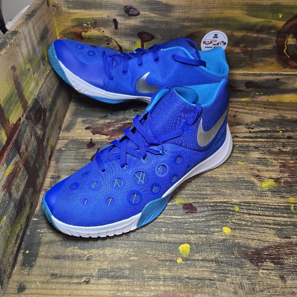 Nike Mens Zoom Hyperquickness 2015 TB 749883-404 Blue Shoes‎ Sneakers Sz 13 New